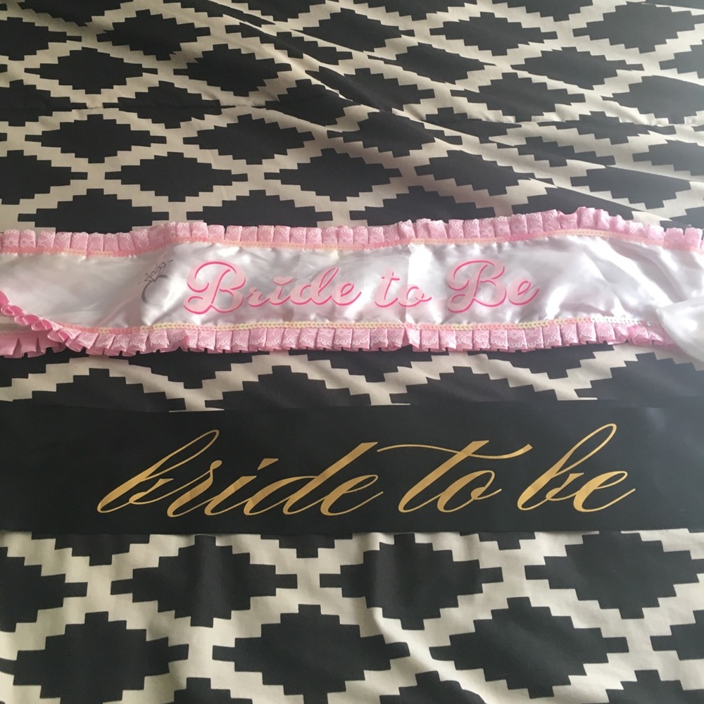 Bride to be sash bundle!!