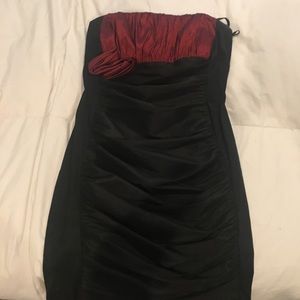 Red and Black prom or homecoming dress