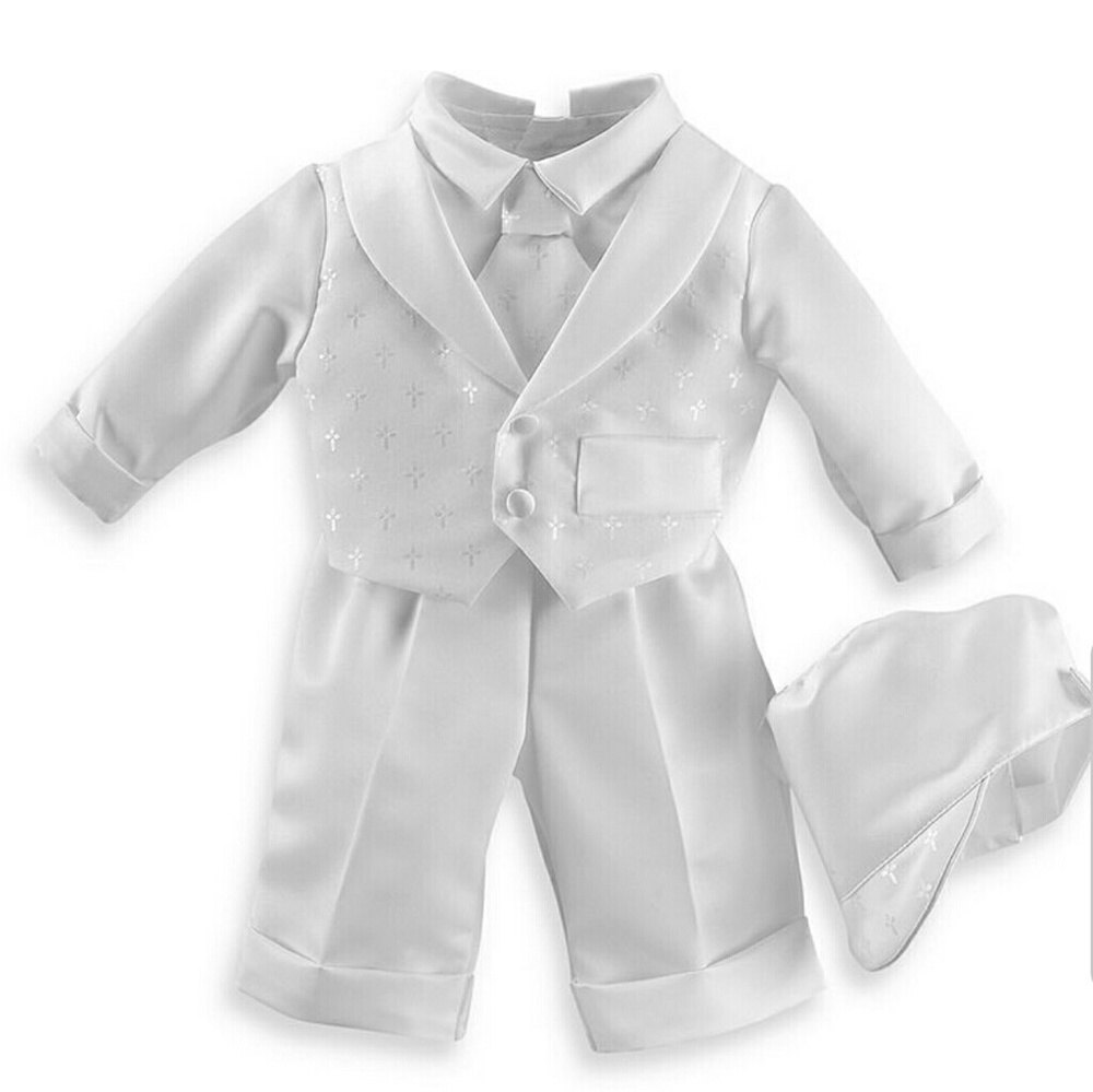 Baby party suit with cap