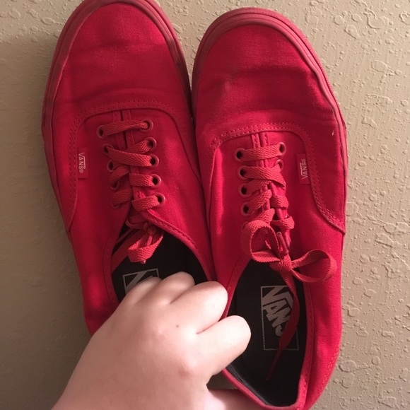 RED VANS AND BLUE KEDS SHOE LOT/ BUNDLE - Picture 2 of 7