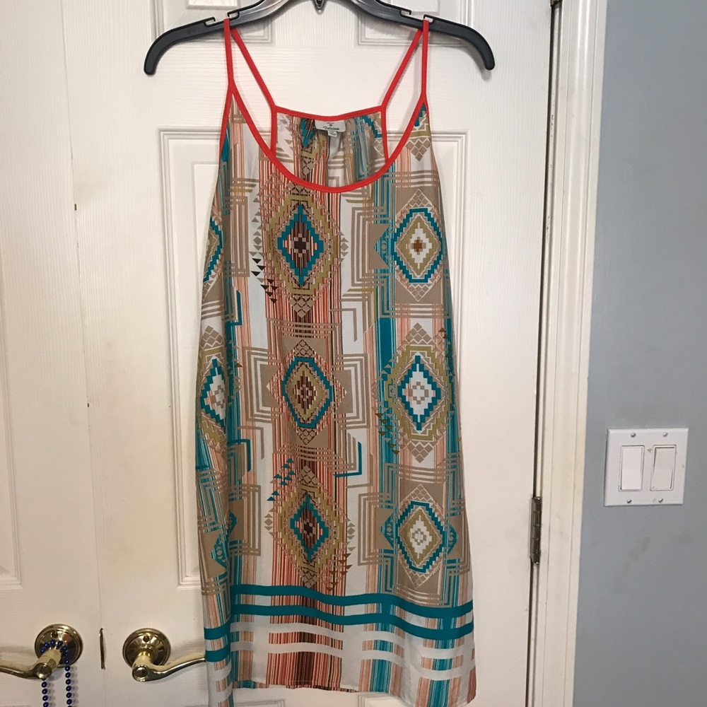 Aztec print dress