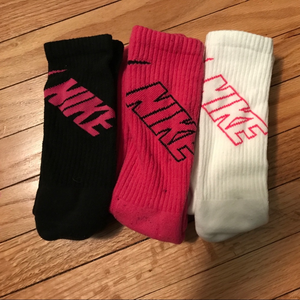 3 pairs of long Nike women's socks