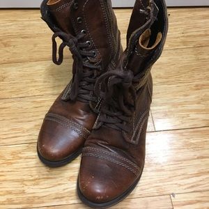 Steve Madden combat boots