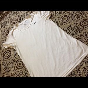 Large White Nike Womans Dri-Fit T-Shirt
