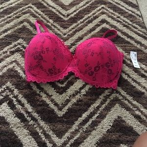Pink bra
