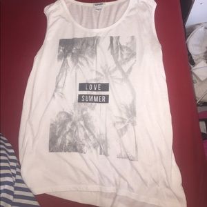 Old Navy white summer tank top