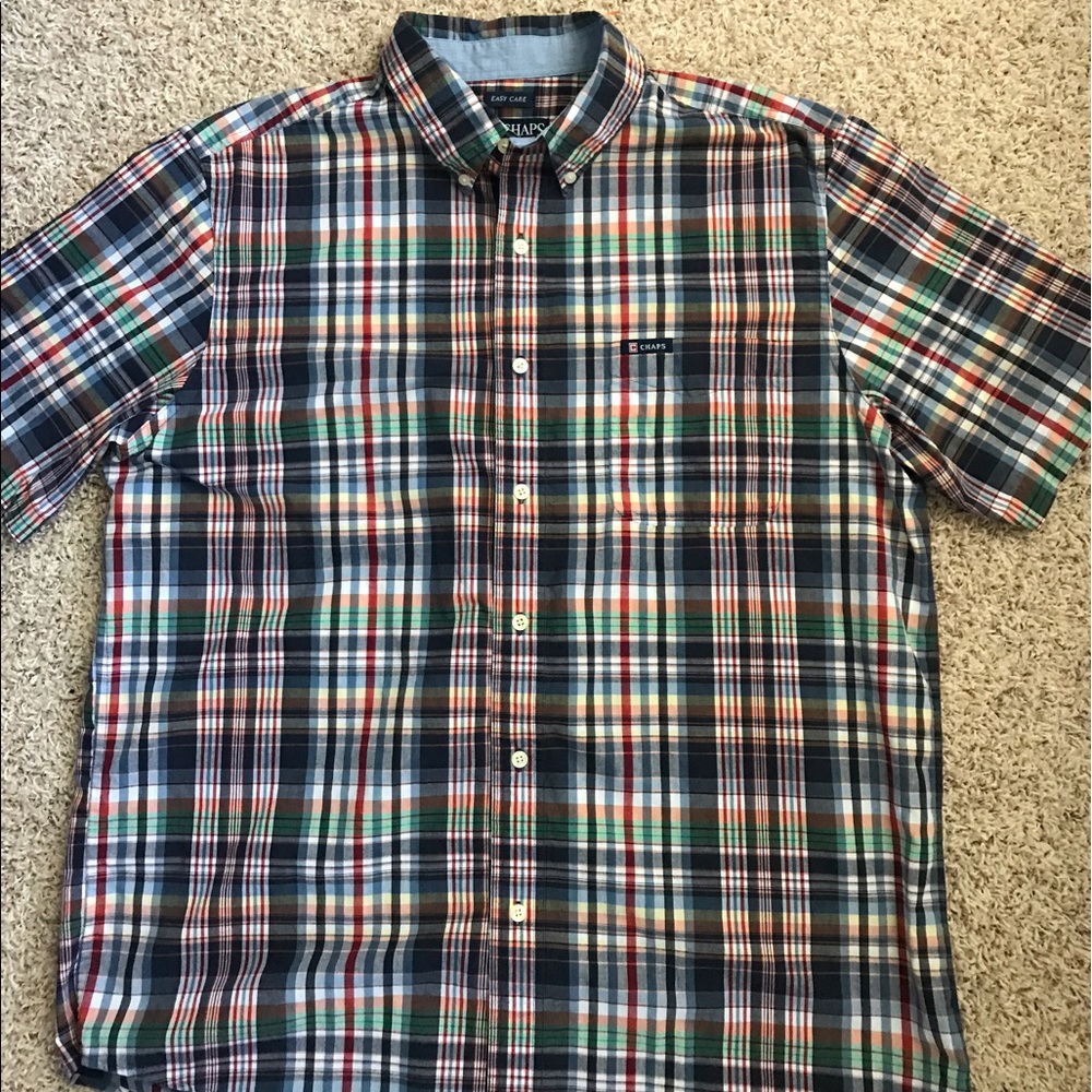 Chaps Men's plaid shirt size L