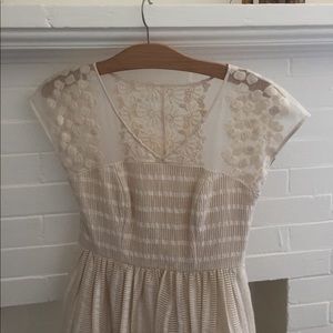 Anthropologie Poema Lace Dress - size 2P