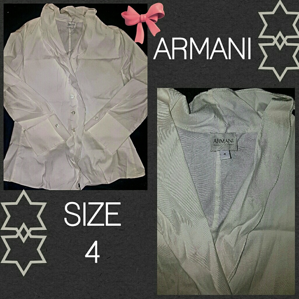 "Armani" Blouse Woman's Size 4