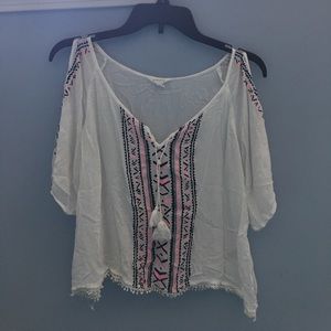 Cut out shoulder top