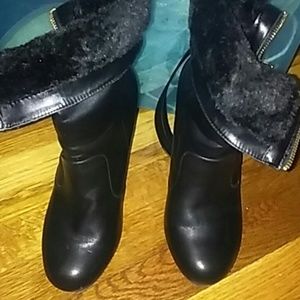 Leather Heeled Boots