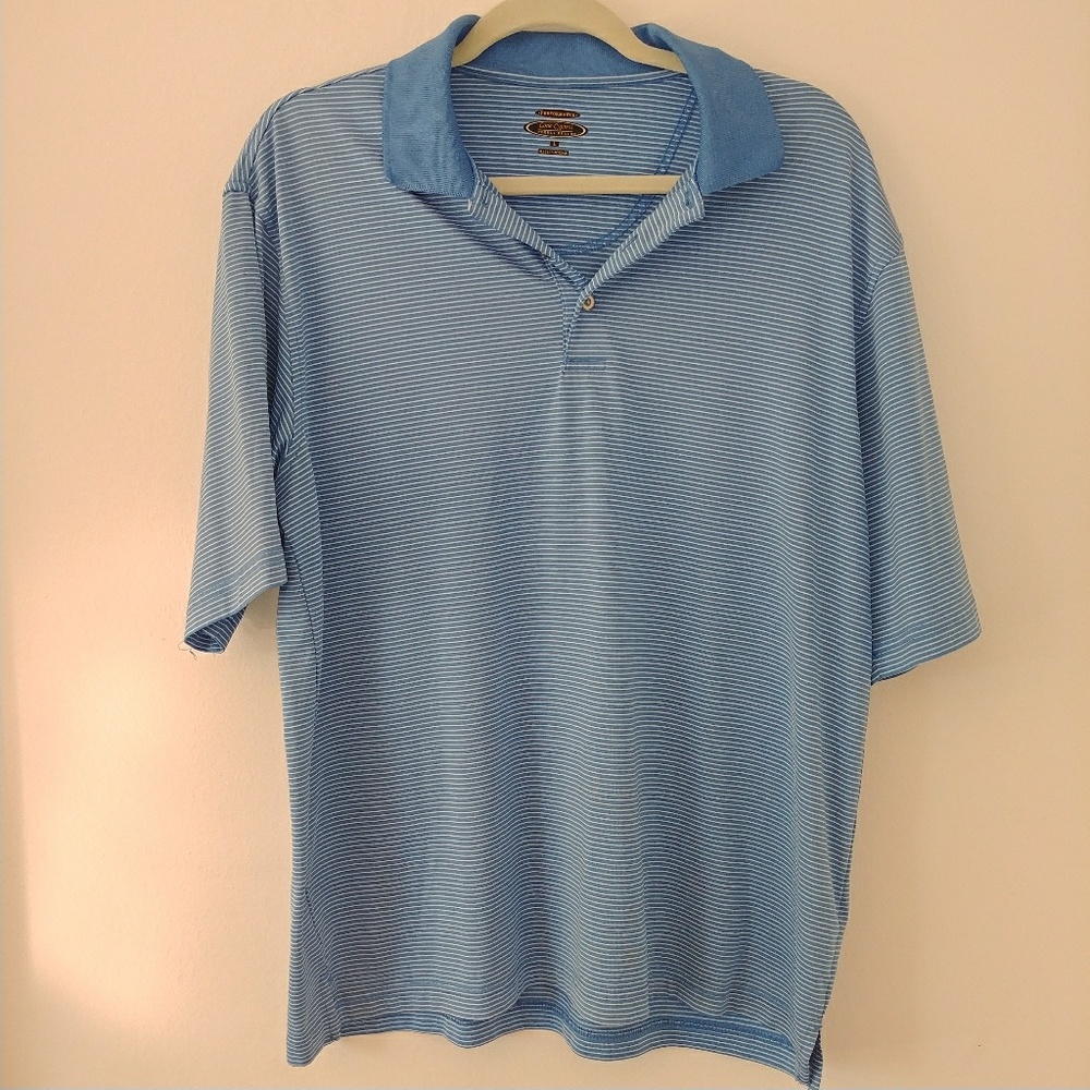 Mens L Lone Cypress Pebble Beach DrI Golf Shirt