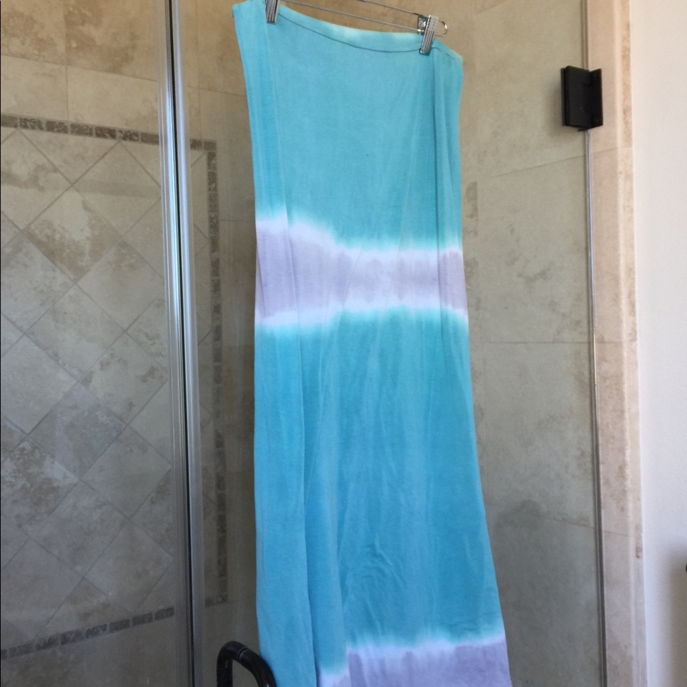 Maxi skirt turquoise