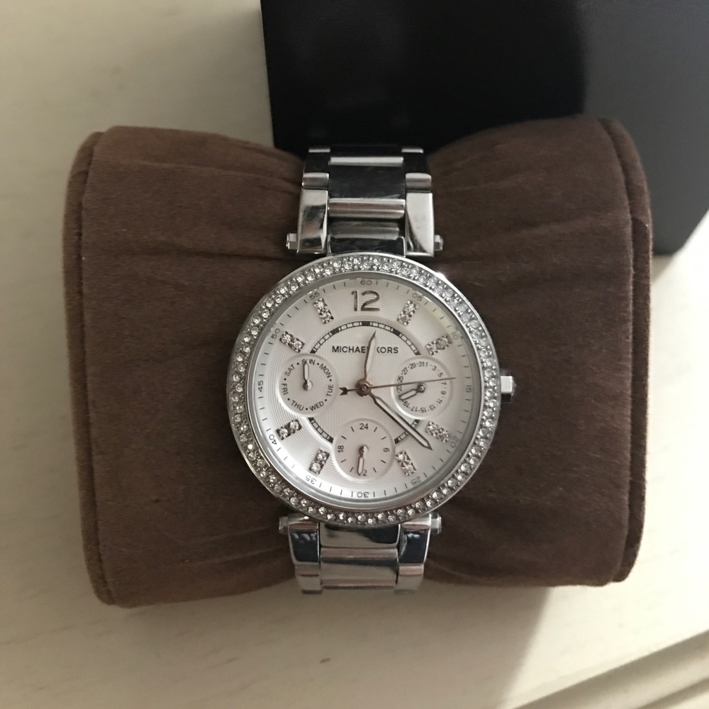 Silver Micheal Kors Watch