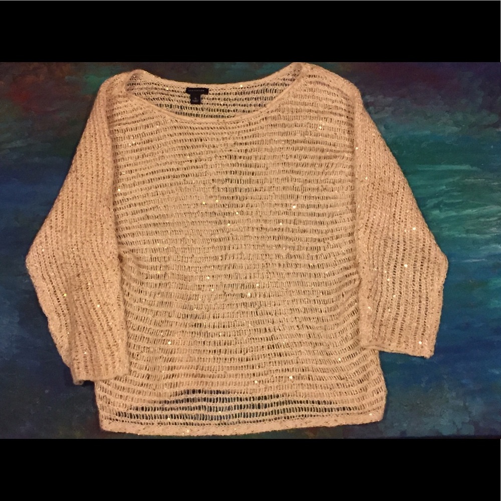Ann Taylor sequin sweater - Picture 2 of 4