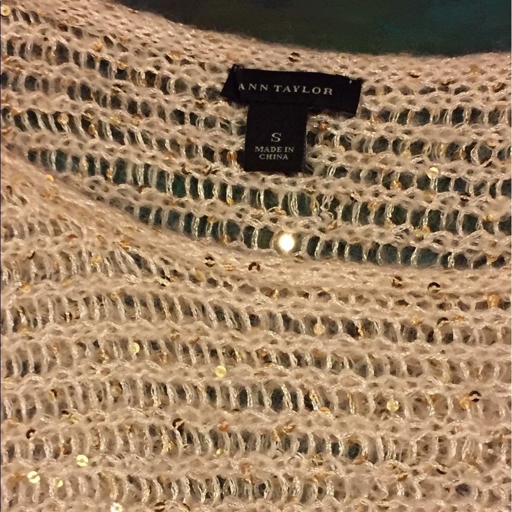 Ann Taylor sequin sweater - Picture 3 of 4