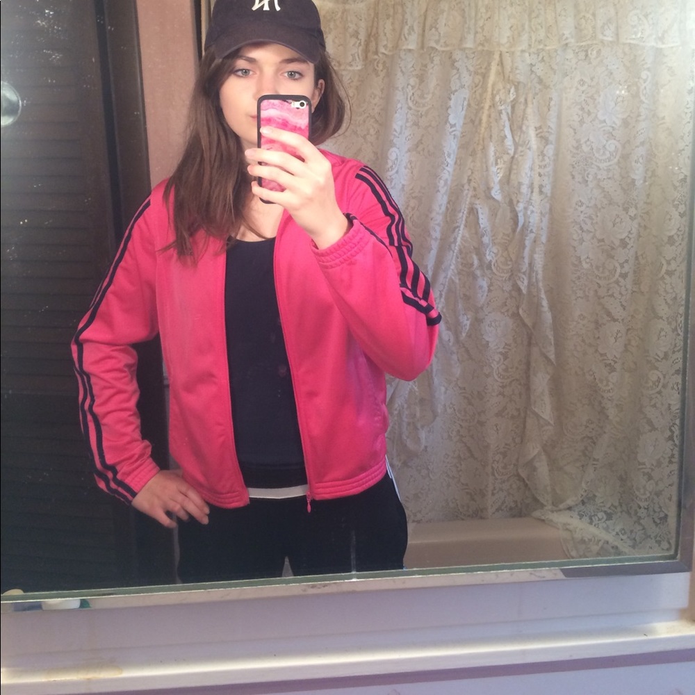 Pink Adidas Jacket