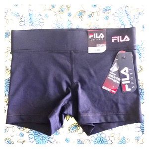 NWT!! FILA Sport Black Running Shorts