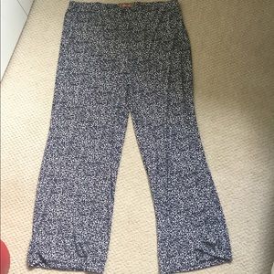 NWOT Black and Purple Cheetah Print Fun Pants