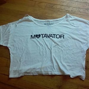 Bethany Mota Aeropostale Line Crop Top