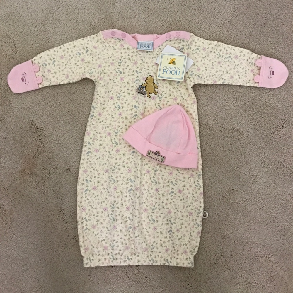 NWT Brand New Winnie The Pooh 2 Piece Onesie