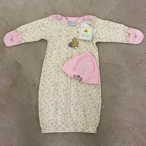 NWT Brand New Winnie The Pooh 2 Piece Onesie