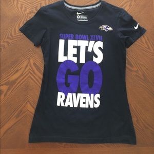 Baltimore Ravens women's black t-shirt