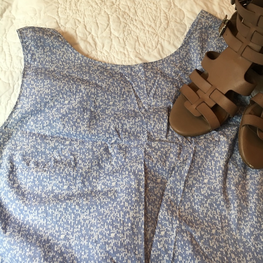 Gap blue summer shift dress
