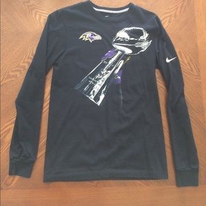Baltimore Ravens black long sleeve t-shirt