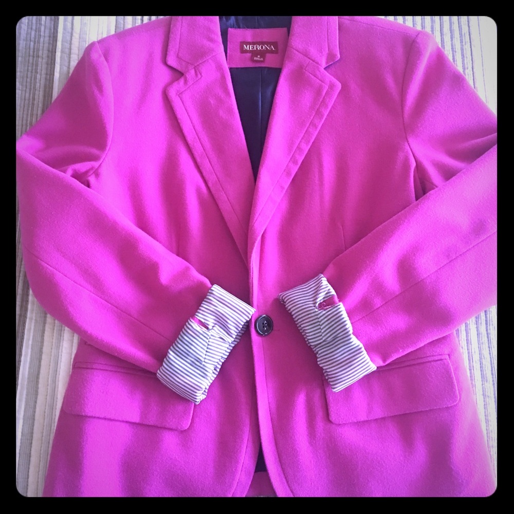 Fuscia Blazer Jacket