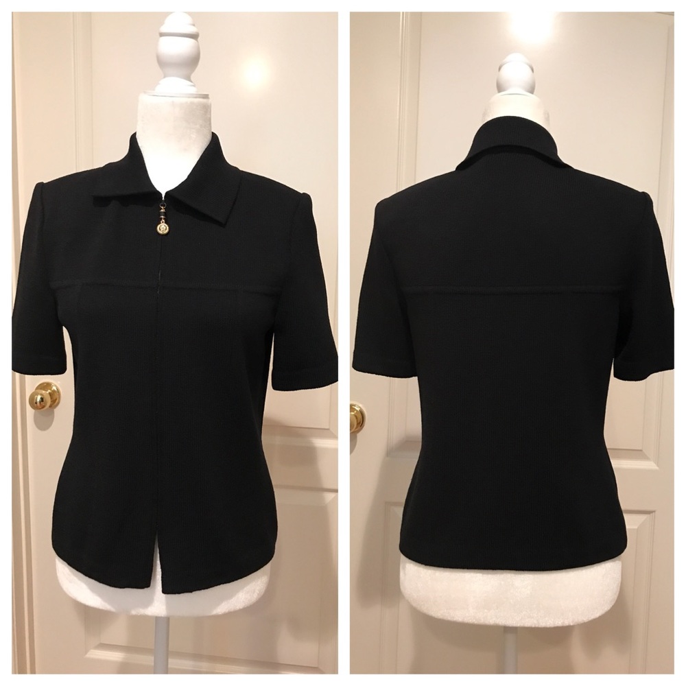 Classic St. John Basic Short Sleeve Jacket - image 1