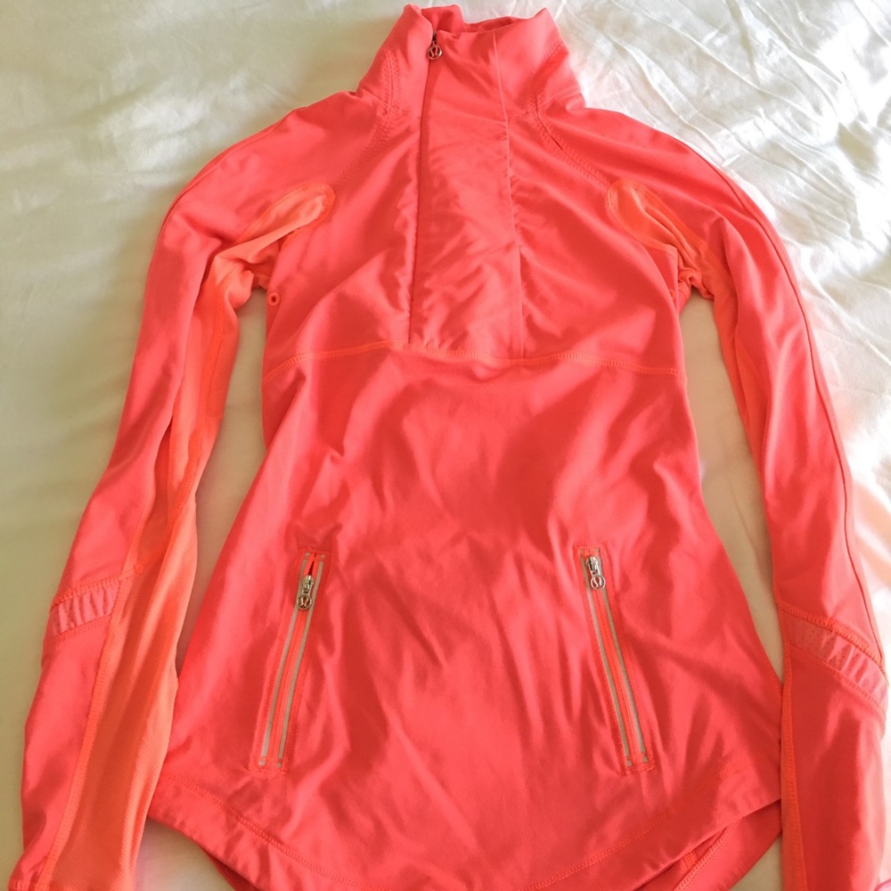 Orange pullover