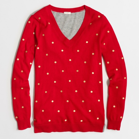 J. Crew Sweaters - J.Crew Factory - Embroidered Dot sweater - SZ S