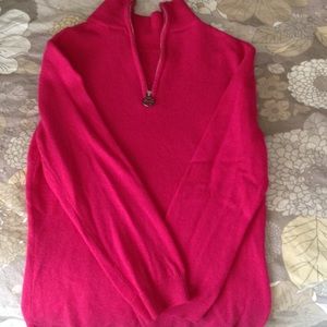 Tory Burch (fuchsia )cashmere sweater