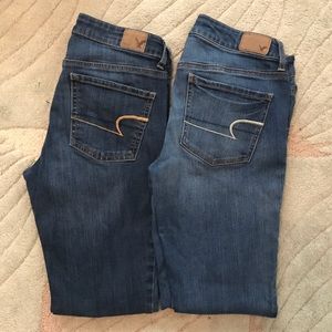 2 Pair AE Jeggings