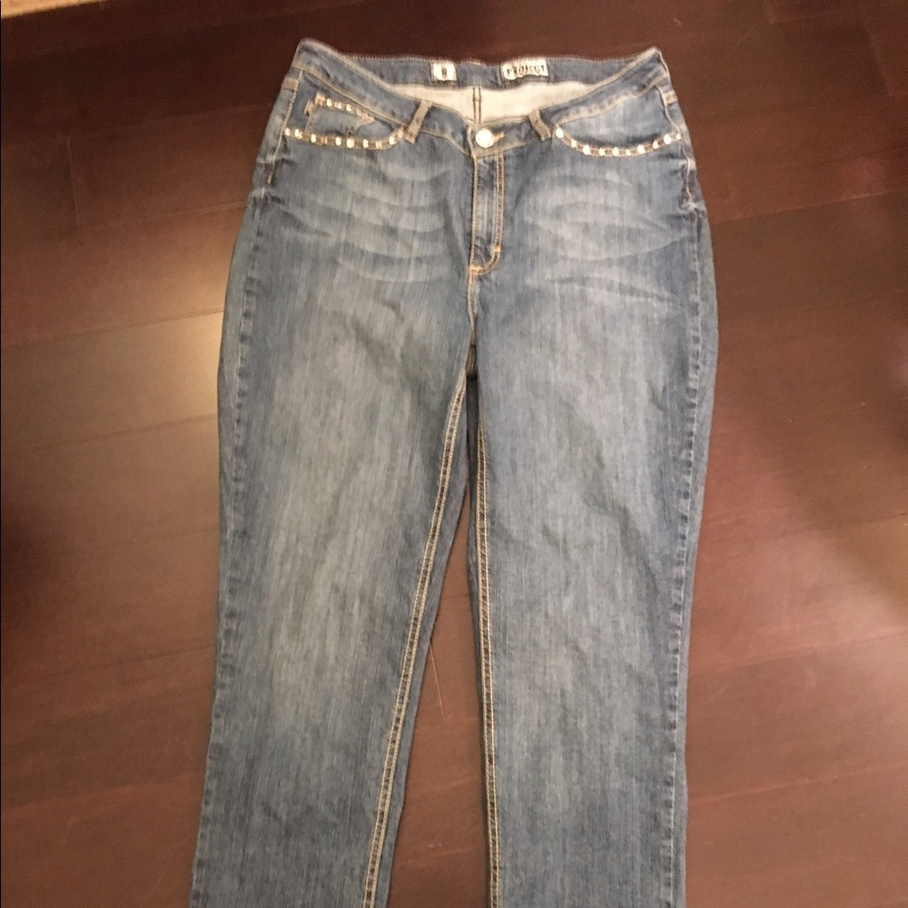 'Project' Straight Leg Jeans