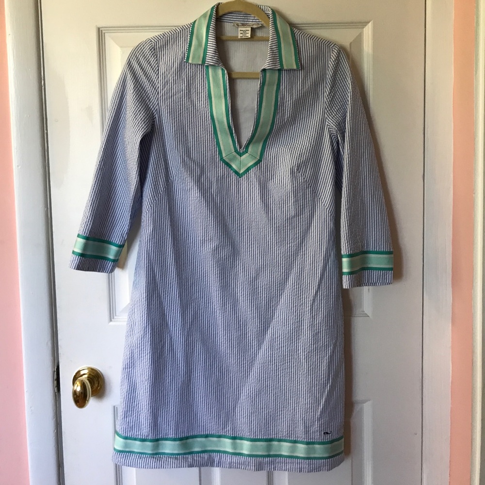 Seersucker Vineyard Vines dress