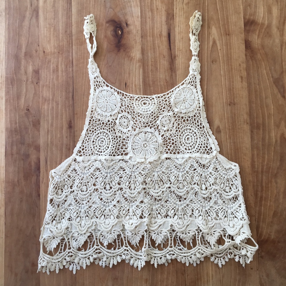 Urban Outfitters crochet tank top