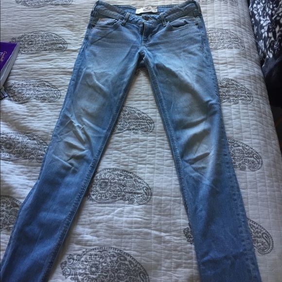 Hollister straight leg jeans, light fade - Picture 1 of 2
