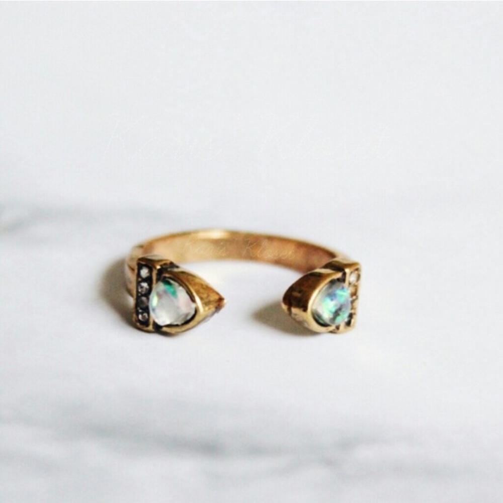 Almost sold out | Jewelry | Gold Open opal ring - Picture 2 of 4