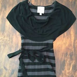 Pink Rose striped Tunic size L