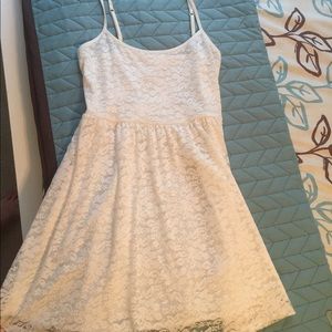 Lacy White Dress
