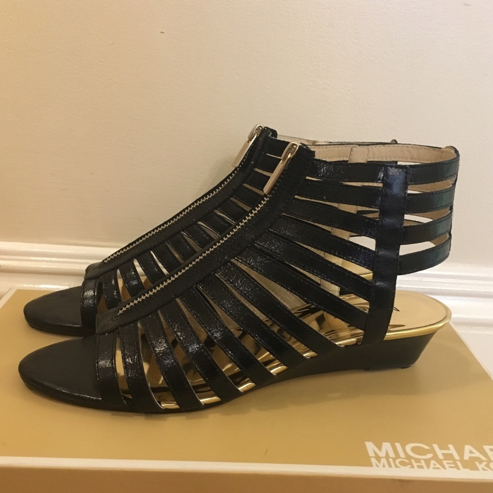 Michael Kors Demi Wedge Gladiator Sandals