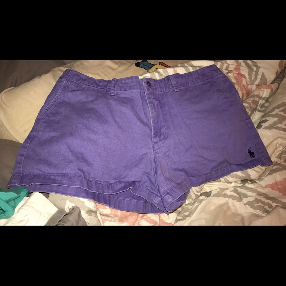 Purple Ralph Lauren Shorts
