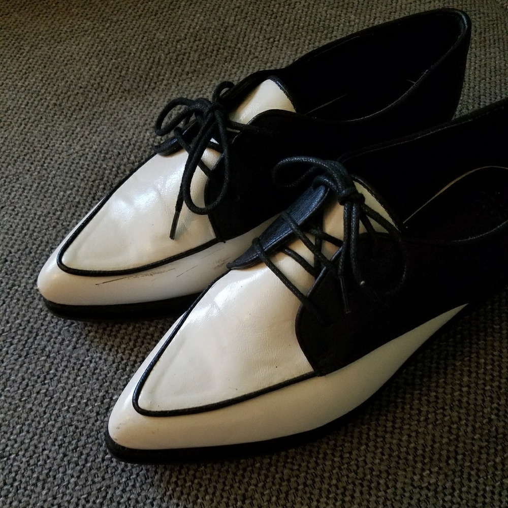 SOLD B&W Creepers by ASOS - Picture 1 of 4