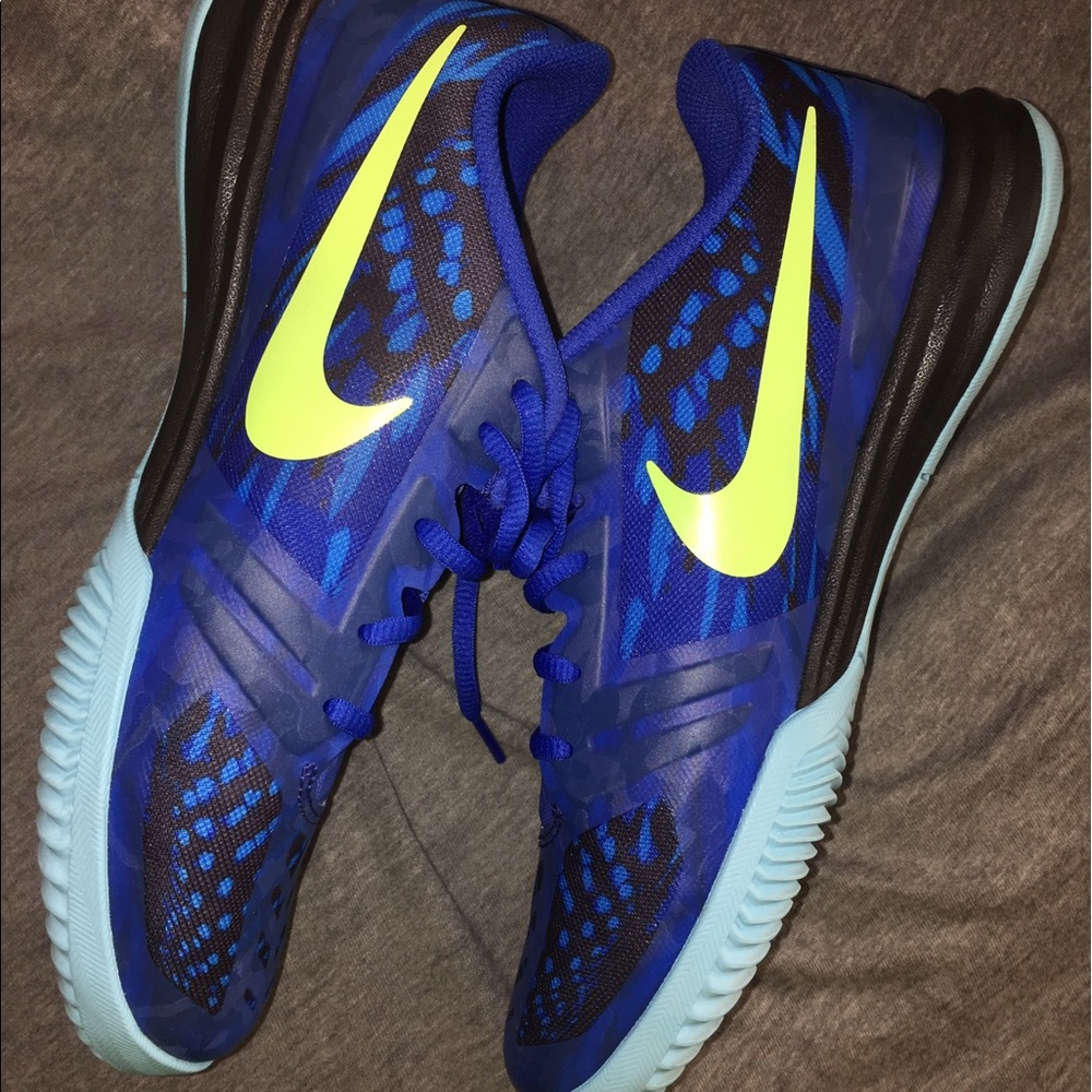 Blue Nikes
