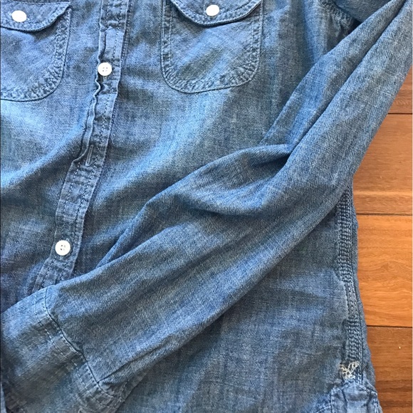 Chambray shirt American Eagle size S - Picture 5 of 6