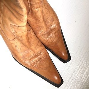 Colin Stuart Cowboy Boots, leather