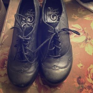 Dansko Oxford style heels