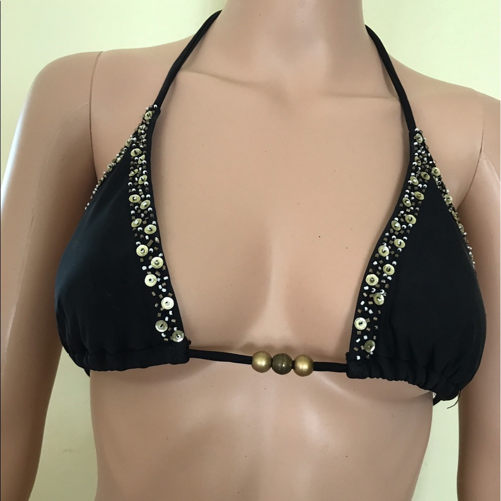 XOXO Black bikini with beads